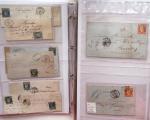1849-1876, Deux gros classeurs de lettres classiques,