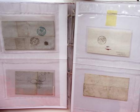 1849-1876, Deux gros classeurs de lettres classiques,