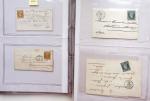 1849-1876, Deux gros classeurs de lettres classiques,