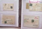 1849-1876, Deux gros classeurs de lettres classiques,