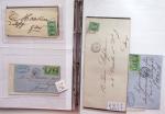 1849-1876, Deux gros classeurs de lettres classiques,