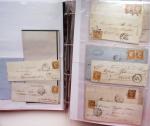 1849-1876, Deux gros classeurs de lettres classiques,
