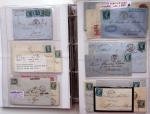 1849-1876, Deux gros classeurs de lettres classiques,