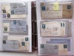 1849-1876, Deux gros classeurs de lettres classiques,