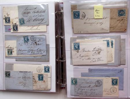 1849-1876, Deux gros classeurs de lettres classiques,