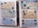 1849-1876, Deux gros classeurs de lettres classiques,