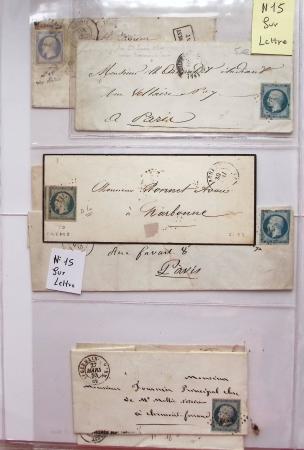 1849-1876, Deux gros classeurs de lettres classiques,