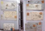 1849-1876, Deux gros classeurs de lettres classiques,