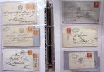 1849-1876, Deux gros classeurs de lettres classiques,