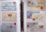 1849-1876, Deux gros classeurs de lettres classiques,