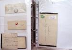 1849-1876, Deux gros classeurs de lettres classiques,