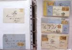 1849-1876, Deux gros classeurs de lettres classiques,
