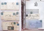 1849-1876, Deux gros classeurs de lettres classiques,