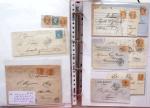 1849-1876, Deux gros classeurs de lettres classiques,