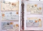 1849-1876, Deux gros classeurs de lettres classiques,