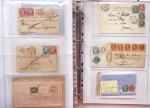 1849-1876, Deux gros classeurs de lettres classiques,