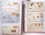 1849-1876, Deux gros classeurs de lettres classiques,