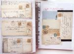 1849-1876, Deux gros classeurs de lettres classiques,
