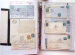 1849-1876, Deux gros classeurs de lettres classiques,