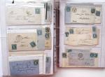 1849-1876, Deux gros classeurs de lettres classiques,