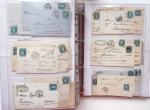 1849-1876, Deux gros classeurs de lettres classiques,