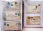 1849-1876, Deux gros classeurs de lettres classiques,