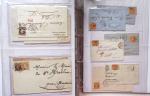1849-1876, Deux gros classeurs de lettres classiques,