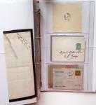 1849-1876, Deux gros classeurs de lettres classiques,