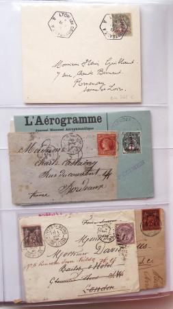 1849-1876, Deux gros classeurs de lettres classiques,