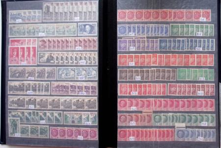 1860-1960, Lot de France en neuf, avec section classique,