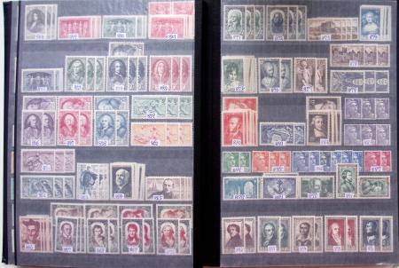 1860-1960, Lot de France en neuf, avec section classique,