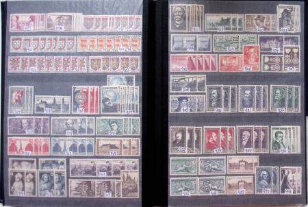 1860-1960, Lot de France en neuf, avec section classique,