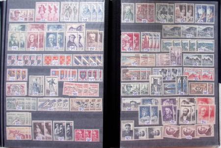 1860-1960, Lot de France en neuf, avec section classique,
