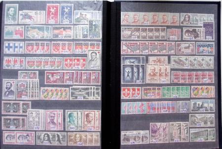1860-1960, Lot de France en neuf, avec section classique,