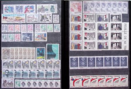 1960-2024, Lot de France neuf, en 8 volumes, en quantité