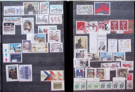 1960-2024, Lot de France neuf, en 8 volumes, en quantité