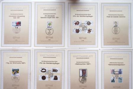 1870-1980, Collection d'Allemagne neuf set obl., dont