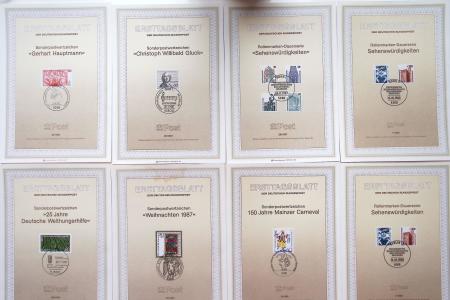 1870-1980, Collection d'Allemagne neuf set obl., dont