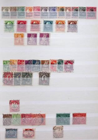 1870-1980, Collection d'Allemagne neuf set obl., dont
