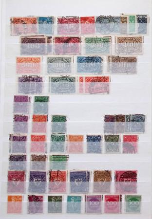 1870-1980, Collection d'Allemagne neuf set obl., dont