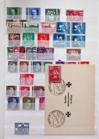 1870-1980, Collection d'Allemagne neuf set obl., dont
