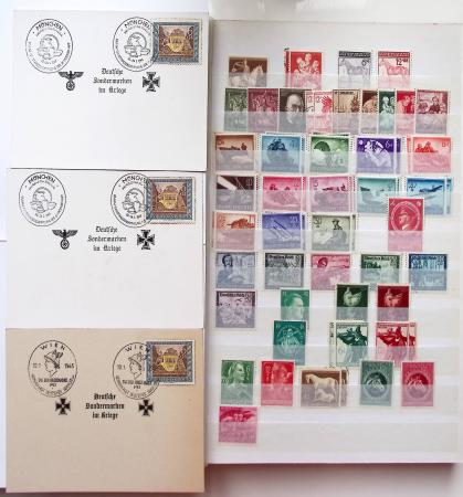 1870-1980, Collection d'Allemagne neuf set obl., dont