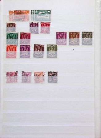 1870-1980, Collection d'Allemagne neuf set obl., dont