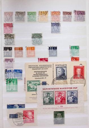 1870-1980, Collection d'Allemagne neuf set obl., dont