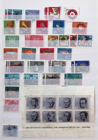 1870-1980, Collection d'Allemagne neuf set obl., dont