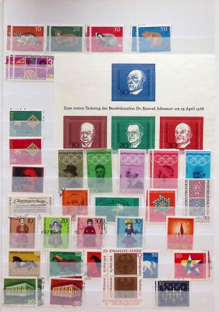 1870-1980, Collection d'Allemagne neuf set obl., dont