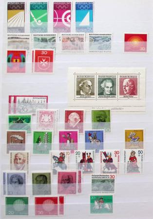 1870-1980, Collection d'Allemagne neuf set obl., dont