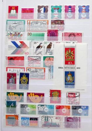 1870-1980, Collection d'Allemagne neuf set obl., dont