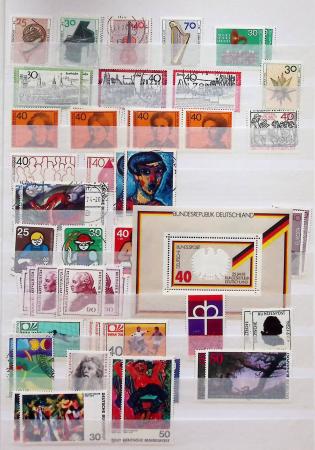 1870-1980, Collection d'Allemagne neuf set obl., dont