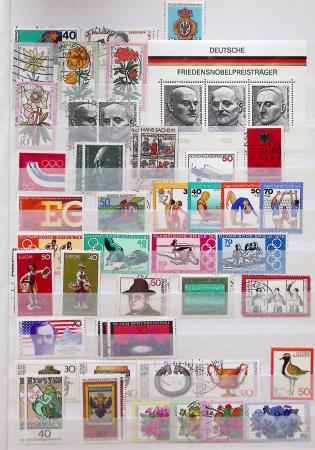 1870-1980, Collection d'Allemagne neuf set obl., dont